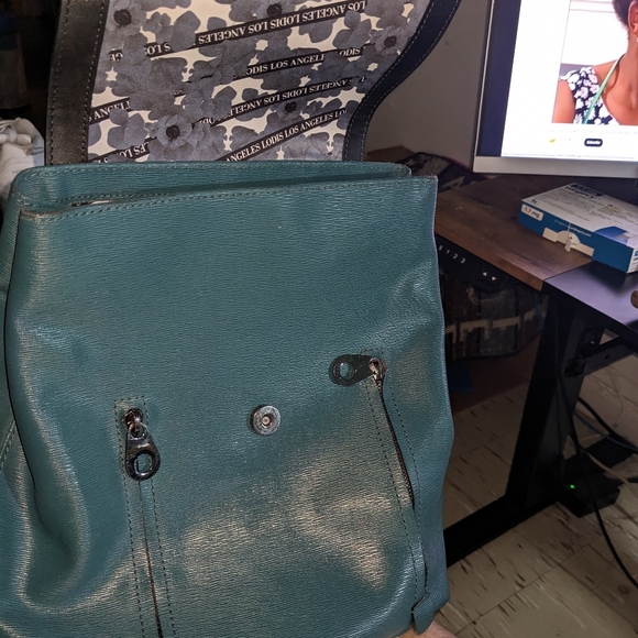 Lodis Bel-Air Odie teal colored backpack - Picture 12 of 15